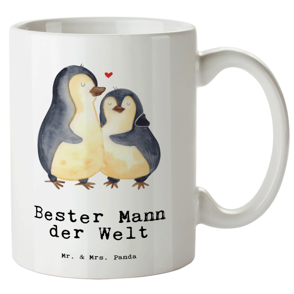 XL Tasse Pinguin Bester Mann der Welt XL Tasse, Große Tasse, Grosse Kaffeetasse, XL Becher, XL Teetasse, spülmaschinenfest, Jumbo Tasse, Groß, für, Dankeschön, Geschenk, Schenken, Geburtstag, Geburtstagsgeschenk, Geschenkidee, Danke, Bedanken, Mitbringsel, Freude machen, Geschenktipp, Ehemann, Beste, Mann, Partner, Freund, Traummann, Liebling, Ehepartner, Ehe, Gatte, Lebensgefährte, Bräutigam, Kleinigkeit