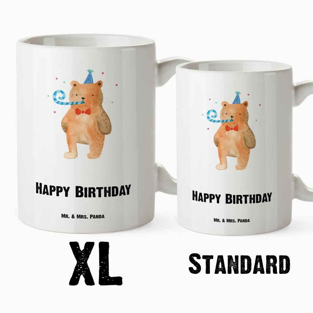 XL Tasse Birthday Bär XL Tasse, Große Tasse, Grosse Kaffeetasse, XL Becher, XL Teetasse, spülmaschinenfest, Jumbo Tasse, Groß, Bär, Teddy, Teddybär, Happy Birthday, Alles Gute, Glückwunsch, Geburtstag