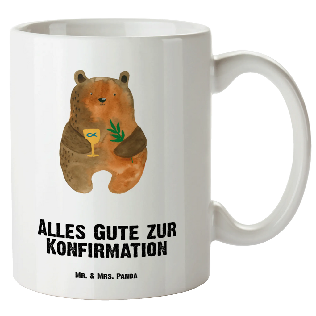 XL Tasse Konfirmation-Bär XL Tasse, Große Tasse, Grosse Kaffeetasse, XL Becher, XL Teetasse, spülmaschinenfest, Jumbo Tasse, Groß, Bär, Teddy, Teddybär, Konfirmation, Kirche, evangelisch, Gottesdienst