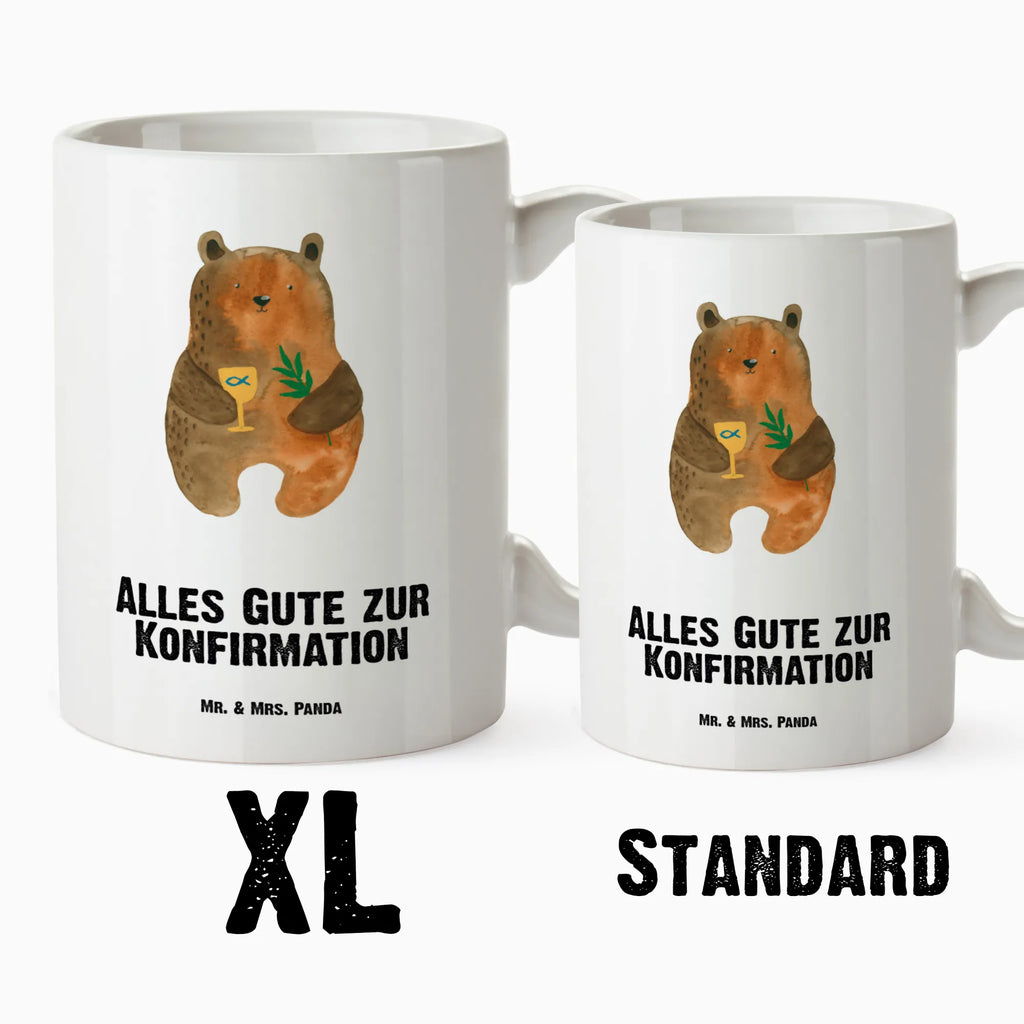 XL Tasse Konfirmation-Bär XL Tasse, Große Tasse, Grosse Kaffeetasse, XL Becher, XL Teetasse, spülmaschinenfest, Jumbo Tasse, Groß, Bär, Teddy, Teddybär, Konfirmation, Kirche, evangelisch, Gottesdienst