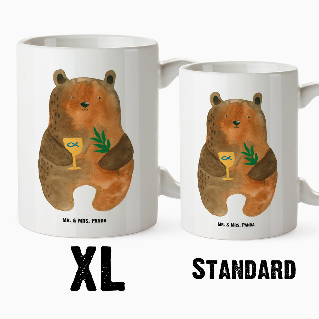 XL Tasse Konfirmation-Bär XL Tasse, Große Tasse, Grosse Kaffeetasse, XL Becher, XL Teetasse, spülmaschinenfest, Jumbo Tasse, Groß, Bär, Teddy, Teddybär, Konfirmation, Kirche, evangelisch, Gottesdienst