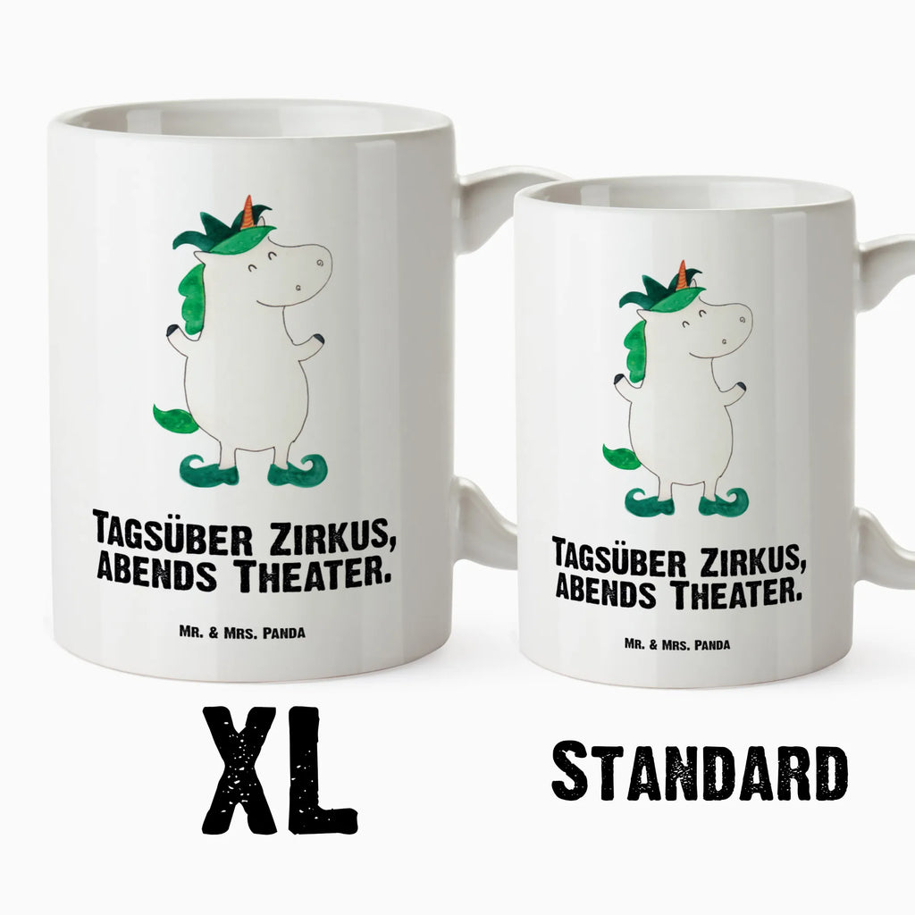 XL Tasse Einhorn Joker XL Tasse, Große Tasse, Grosse Kaffeetasse, XL Becher, XL Teetasse, spülmaschinenfest, Jumbo Tasse, Groß, Einhorn, Einhörner, Einhorn Deko, Pegasus, Unicorn, Hofnarr, Kasper, Gaukler, Mittelalter