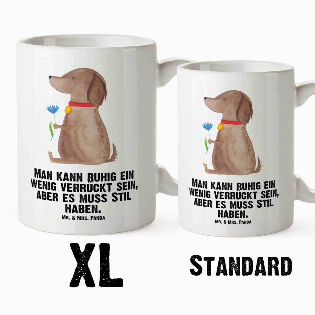 XL Tasse Hund Blume XL Tasse, Große Tasse, Grosse Kaffeetasse, XL Becher, XL Teetasse, spülmaschinenfest, Jumbo Tasse, Groß, Hund, Hundemotiv, Haustier, Hunderasse, Tierliebhaber, Hundebesitzer, Sprüche, Hunde, Frauchen, Hundeliebe