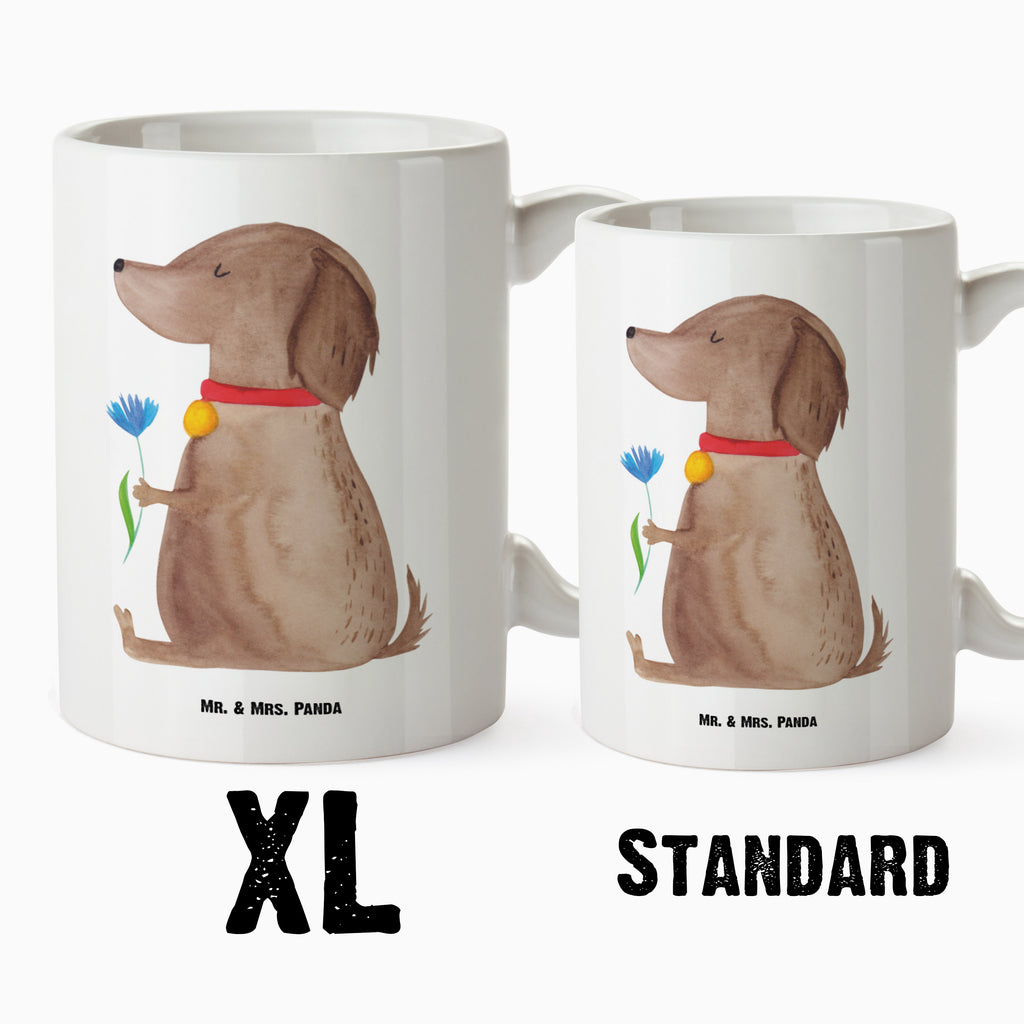 XL Tasse Hund Blume XL Tasse, Große Tasse, Grosse Kaffeetasse, XL Becher, XL Teetasse, spülmaschinenfest, Jumbo Tasse, Groß, Hund, Hundemotiv, Haustier, Hunderasse, Tierliebhaber, Hundebesitzer, Sprüche, Hunde, Frauchen, Hundeliebe