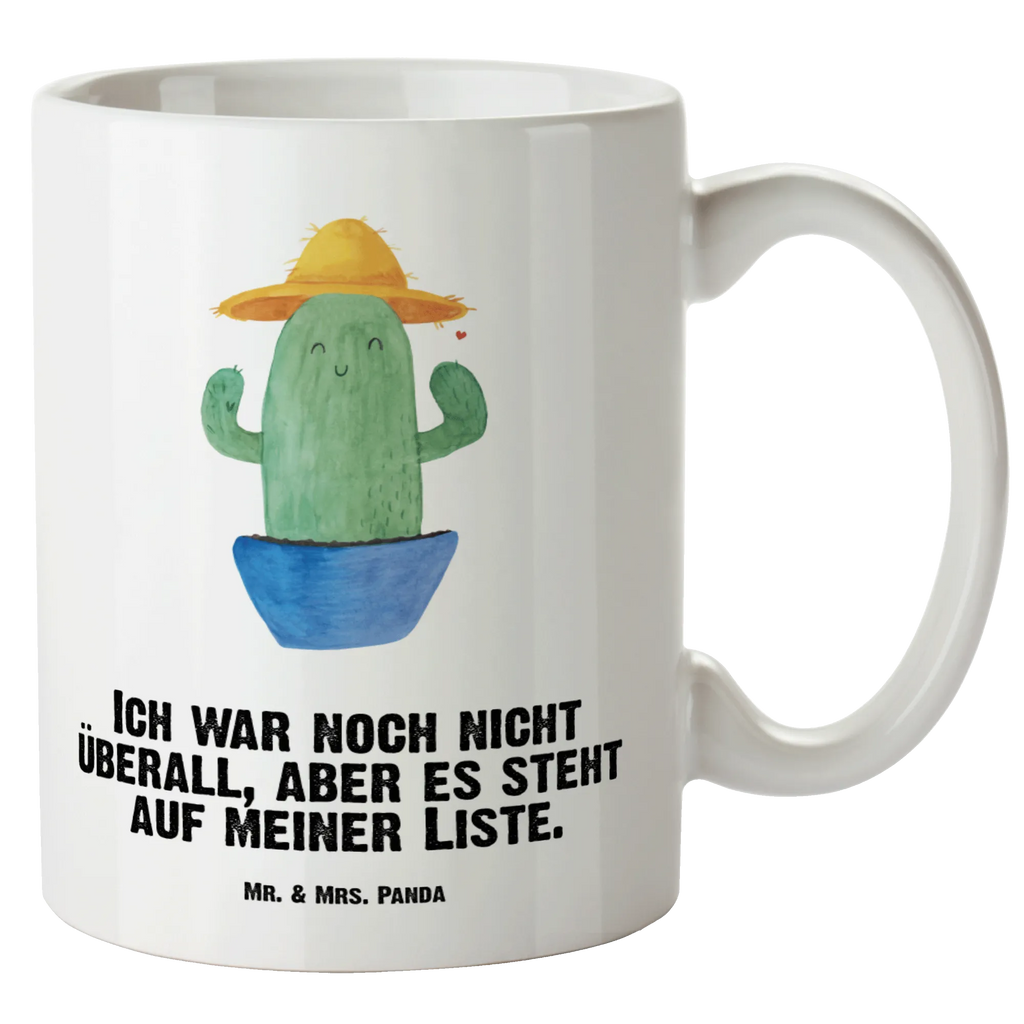 XL Tasse Kaktus Sonnenhut XL Tasse, Große Tasse, Grosse Kaffeetasse, XL Becher, XL Teetasse, spülmaschinenfest, Jumbo Tasse, Groß, Kaktus, Kakteen, Reisen, Weltreise, Weltenbummler, Reisetagebuch, Städtetrip, Kaktusliebe, Geschenkidee, Spruch, Motivation