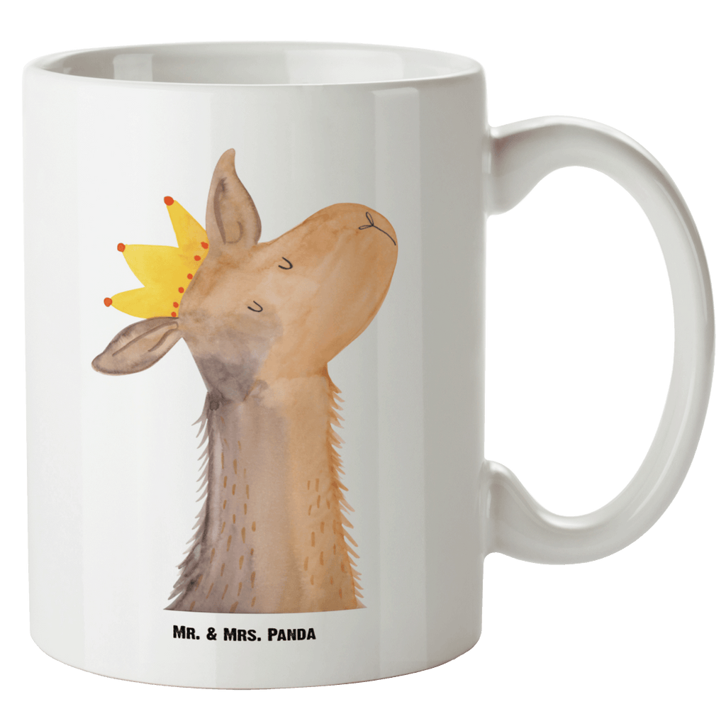 XL Tasse Lamakopf König XL Tasse, Große Tasse, Grosse Kaffeetasse, XL Becher, XL Teetasse, spülmaschinenfest, Jumbo Tasse, Groß, Lama, Alpaka, Lamas, König, Königin, Freundin, Mama, Papa, Büro Kollege, Kollegin, Chef, Vorgesetzter, Abi, Abitur