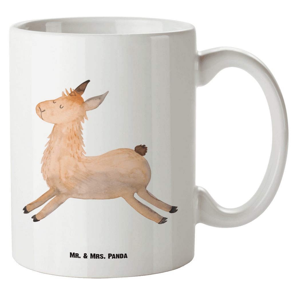 XL Tasse Lama springend XL Tasse, Große Tasse, Grosse Kaffeetasse, XL Becher, XL Teetasse, spülmaschinenfest, Jumbo Tasse, Groß, Lama, Alpaka, Lamas, Lieblingstag, Happy day, fröhlich, Glück, Freundin, Liebeskummer, Neustart, guten Morgen, Start, Prüfung, Abitur