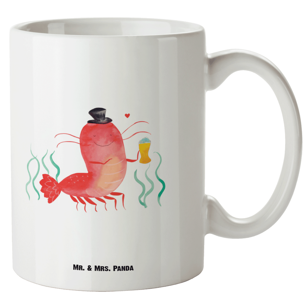 XL Tasse Hummer mit Weizen XL Tasse, Große Tasse, Grosse Kaffeetasse, XL Becher, XL Teetasse, spülmaschinenfest, Jumbo Tasse, Groß, Meerestiere, Meer, Urlaub, Garnele, Garnelen, Bier, Kochen, Männerhaushalt, Junggeselle, Junggesellin, Bierliebhaber, Kneipe, Gasthaus, Wirtschaft