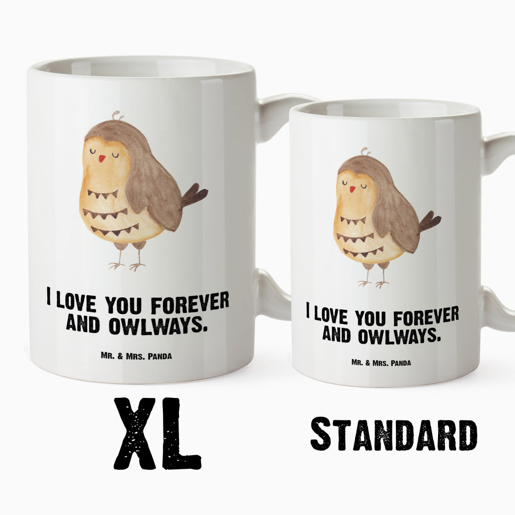 XL Tasse Eule Zufrieden XL Tasse, Große Tasse, Grosse Kaffeetasse, XL Becher, XL Teetasse, spülmaschinenfest, Jumbo Tasse, Groß, Eule, Eule Spruch, Eule deko, Owl, Liebe Spruch, Romantisch, Wortspiel lustig, Spruch schön, Geschenk Hochzeitstag