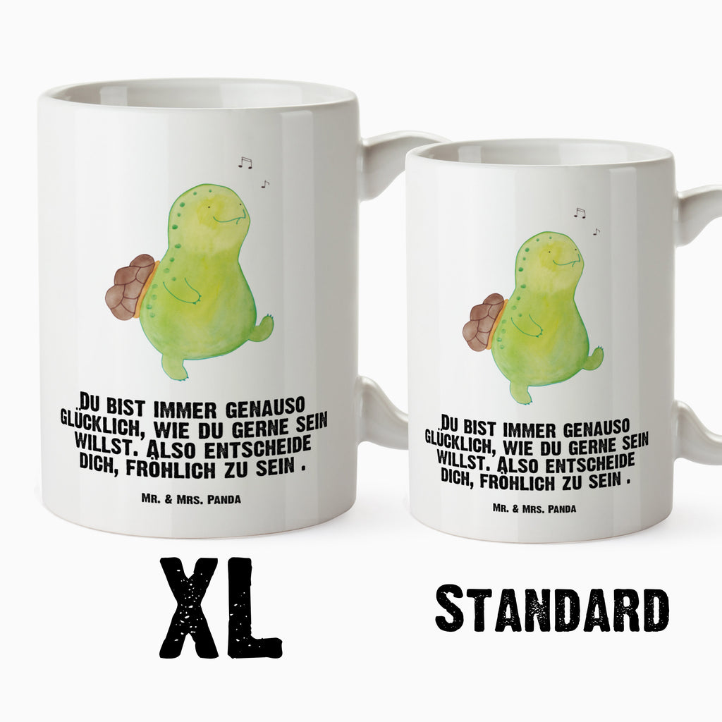 XL Tasse Schildkröte pfeift XL Tasse, Große Tasse, Grosse Kaffeetasse, XL Becher, XL Teetasse, spülmaschinenfest, Jumbo Tasse, Groß, Schildkröte, Schildi, Schildkröten, fröhlich, Glück, Motivation, Lebensfreude, Depression, Trennung, Neuanfang