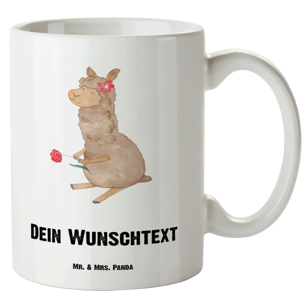 Personalisierte XL Tasse Alpaka Blume Personalisierte XL Tasse, Personalisierte Große Tasse, Personalisierte Grosse Kaffeetasse, PErsonalisierter XL Becher, XL Teetasse mit Namen, XL Becher mit Namen, spülmaschinenfest, Jumbo Tasse, Groß, Personalisiert, XL Tasse mit Namen, XL Namenstasse, Jumbo Namenstasse, Alpaka, Lama, Blume, Lamas, Alpaka Zitat, Alpaka Spruch, Alpaka Dekor, Alpaka Geschenk, Alpaka Dekoration, Alpaka Witz, Motiv Alpaka