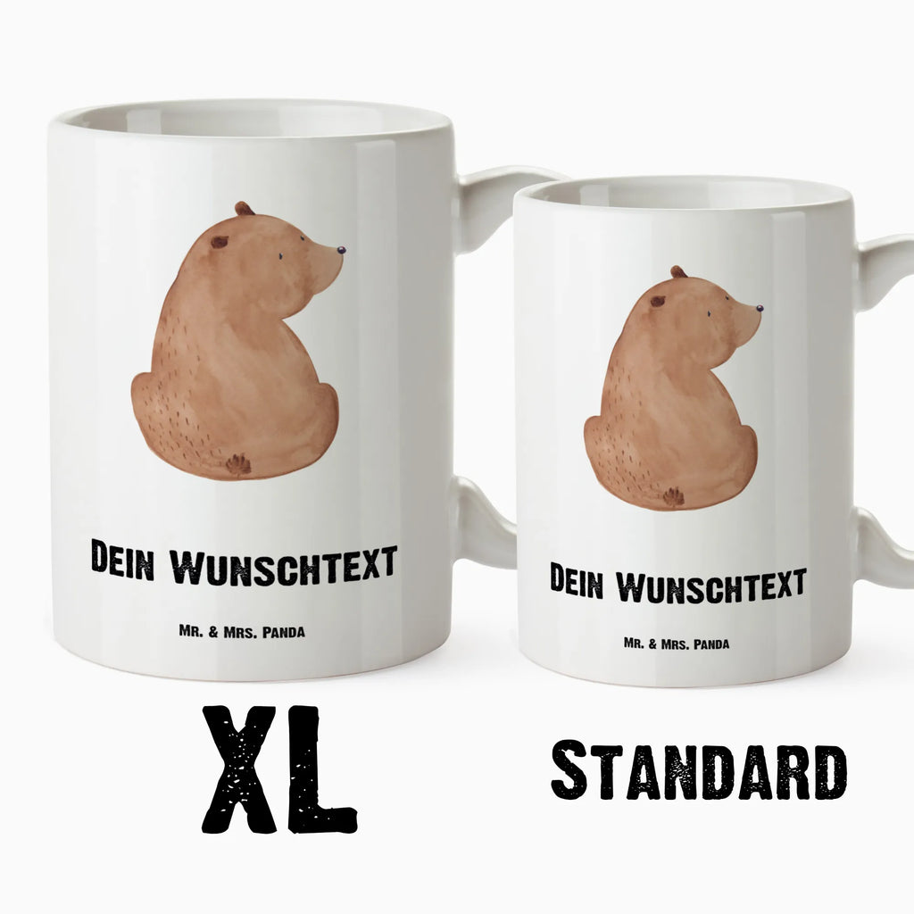 Personalisierte XL Tasse Bär Schulterblick Personalisierte XL Tasse, Personalisierte Große Tasse, Personalisierte Grosse Kaffeetasse, PErsonalisierter XL Becher, XL Teetasse mit Namen, XL Becher mit Namen, spülmaschinenfest, Jumbo Tasse, Groß, Personalisiert, XL Tasse mit Namen, XL Namenstasse, Jumbo Namenstasse, Bär, Teddy, Teddybär, Selbstachtung, Weltansicht, Motivation, Bären, Bärenliebe, Weisheit