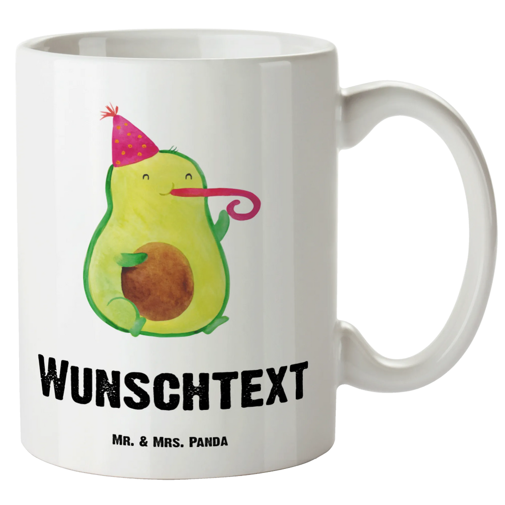 Personalisierte XL Tasse Avocado Partyhupe Personalisierte XL Tasse, Personalisierte Große Tasse, Personalisierte Grosse Kaffeetasse, PErsonalisierter XL Becher, XL Teetasse mit Namen, XL Becher mit Namen, spülmaschinenfest, Jumbo Tasse, Groß, Personalisiert, XL Tasse mit Namen, XL Namenstasse, Jumbo Namenstasse, Avocado, Veggie, Vegan, Gesund, Party, Feierlichkeit, Feier, Fete, Geburtstag, Gute Laune, Tröte