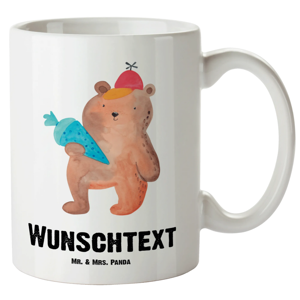 Personalisierte XL Tasse Bär mit Schultüte Personalisierte XL Tasse, Personalisierte Große Tasse, Personalisierte Grosse Kaffeetasse, PErsonalisierter XL Becher, XL Teetasse mit Namen, XL Becher mit Namen, spülmaschinenfest, Jumbo Tasse, Groß, Personalisiert, XL Tasse mit Namen, XL Namenstasse, Jumbo Namenstasse, Bär, Teddy, Teddybär, Bär Motiv, Schultüte, Erster Schultag Geschenk, Einschulung Geschenk, Schule Geschenk, Grundschule, Schulanfang, Schulbeginn