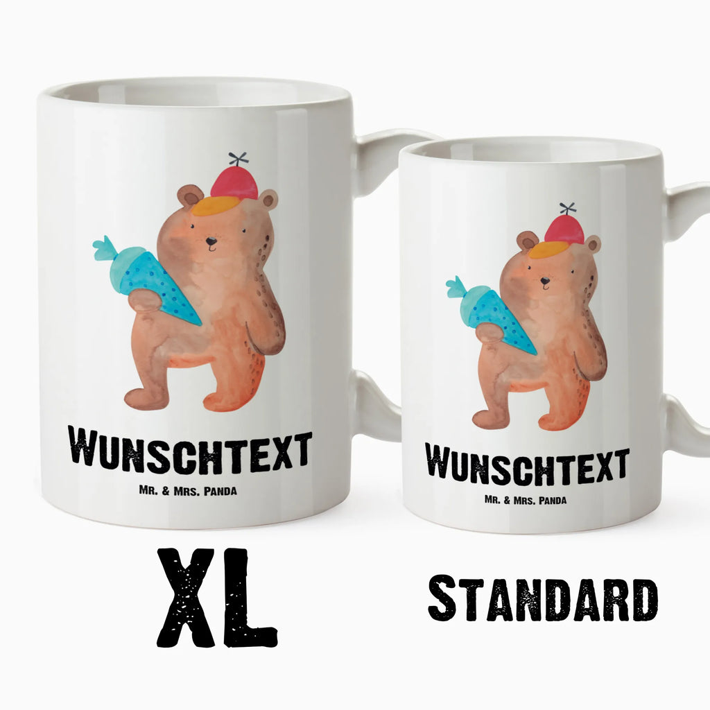 Personalisierte XL Tasse Bär mit Schultüte Personalisierte XL Tasse, Personalisierte Große Tasse, Personalisierte Grosse Kaffeetasse, PErsonalisierter XL Becher, XL Teetasse mit Namen, XL Becher mit Namen, spülmaschinenfest, Jumbo Tasse, Groß, Personalisiert, XL Tasse mit Namen, XL Namenstasse, Jumbo Namenstasse, Bär, Teddy, Teddybär, Bär Motiv, Schultüte, Erster Schultag Geschenk, Einschulung Geschenk, Schule Geschenk, Grundschule, Schulanfang, Schulbeginn