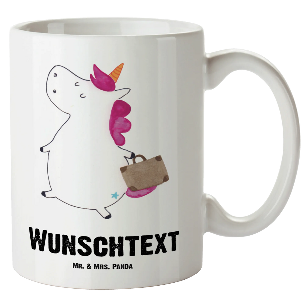 Personalisierte XL Tasse Einhorn Koffer Personalisierte XL Tasse, Personalisierte Große Tasse, Personalisierte Grosse Kaffeetasse, PErsonalisierter XL Becher, XL Teetasse mit Namen, XL Becher mit Namen, spülmaschinenfest, Jumbo Tasse, Groß, Personalisiert, XL Tasse mit Namen, XL Namenstasse, Jumbo Namenstasse, Einhorn, Einhörner, Einhorn Deko, Pegasus, Unicorn, unicorn, Koffer, Verreisen, Reise, Gepäck, Abenteuer, Erwachsen, Kind, albern, Spaß, lustig, witzig