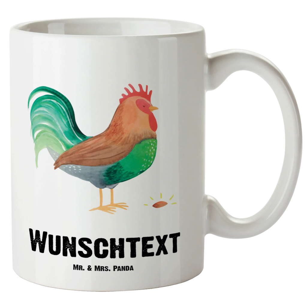 Personalisierte XL Tasse Hahn mit Korn Personalisierte XL Tasse, Personalisierte Große Tasse, Personalisierte Grosse Kaffeetasse, PErsonalisierter XL Becher, XL Teetasse mit Namen, XL Becher mit Namen, spülmaschinenfest, Jumbo Tasse, Groß, Personalisiert, XL Tasse mit Namen, XL Namenstasse, Jumbo Namenstasse, Bauernhof, Hoftiere, Landwirt, Landwirtin, Hahn, Korn, Henne, Eier, Natur