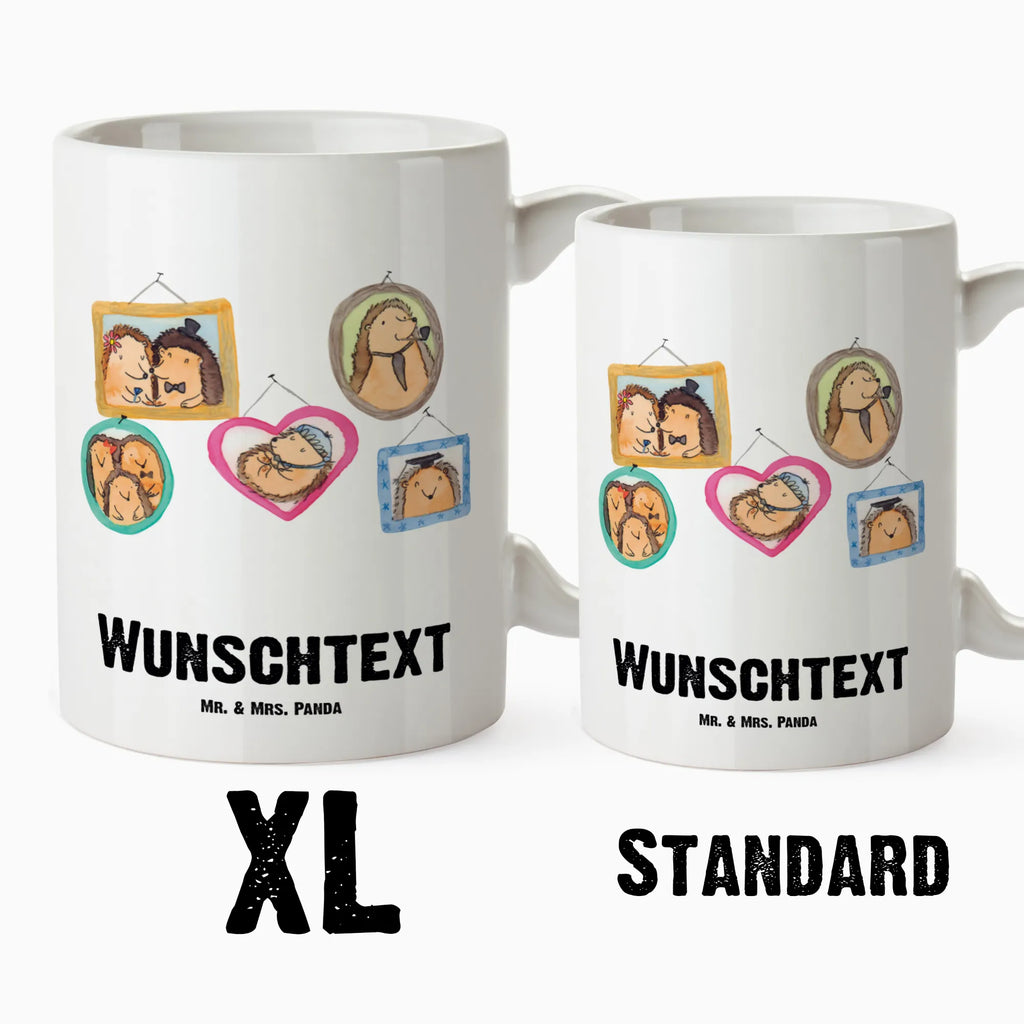 Personalisierte XL Tasse Igel Familie Personalisierte XL Tasse, Personalisierte Große Tasse, Personalisierte Grosse Kaffeetasse, PErsonalisierter XL Becher, XL Teetasse mit Namen, XL Becher mit Namen, spülmaschinenfest, Jumbo Tasse, Groß, Personalisiert, XL Tasse mit Namen, XL Namenstasse, Jumbo Namenstasse, Familie, Vatertag, Muttertag, Bruder, Schwester, Mama, Papa, Oma, Opa, Liebe, Igel, Bilder, Zusammenhalt, Glück