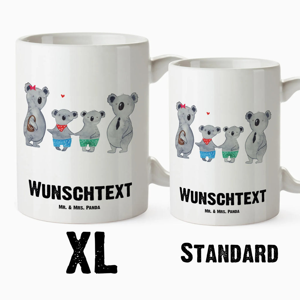 Personalisierte XL Tasse Koala Familie zwei Personalisierte XL Tasse, Personalisierte Große Tasse, Personalisierte Grosse Kaffeetasse, PErsonalisierter XL Becher, XL Teetasse mit Namen, XL Becher mit Namen, spülmaschinenfest, Jumbo Tasse, Groß, Personalisiert, XL Tasse mit Namen, XL Namenstasse, Jumbo Namenstasse, Familie, Vatertag, Muttertag, Bruder, Schwester, Mama, Papa, Oma, Opa, Koala, Koalabär, beste Familie, Familienzeit, Familienleben, Koalafamilie, Lieblingsfamilie