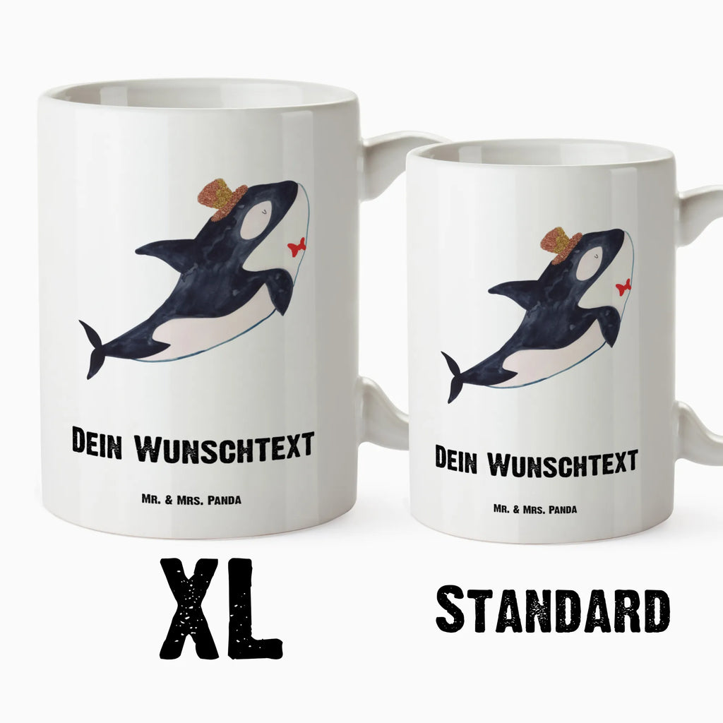 Personalisierte XL Tasse Orca Zylinder Personalisierte XL Tasse, Personalisierte Große Tasse, Personalisierte Grosse Kaffeetasse, PErsonalisierter XL Becher, XL Teetasse mit Namen, XL Becher mit Namen, spülmaschinenfest, Jumbo Tasse, Groß, Personalisiert, XL Tasse mit Namen, XL Namenstasse, Jumbo Namenstasse, Meerestiere, Meer, Urlaub, Narwal, Glitter, Konfetti, Glitzer, Geburtstag, Feier, Fete, Fest, Glückwunsch, Orca