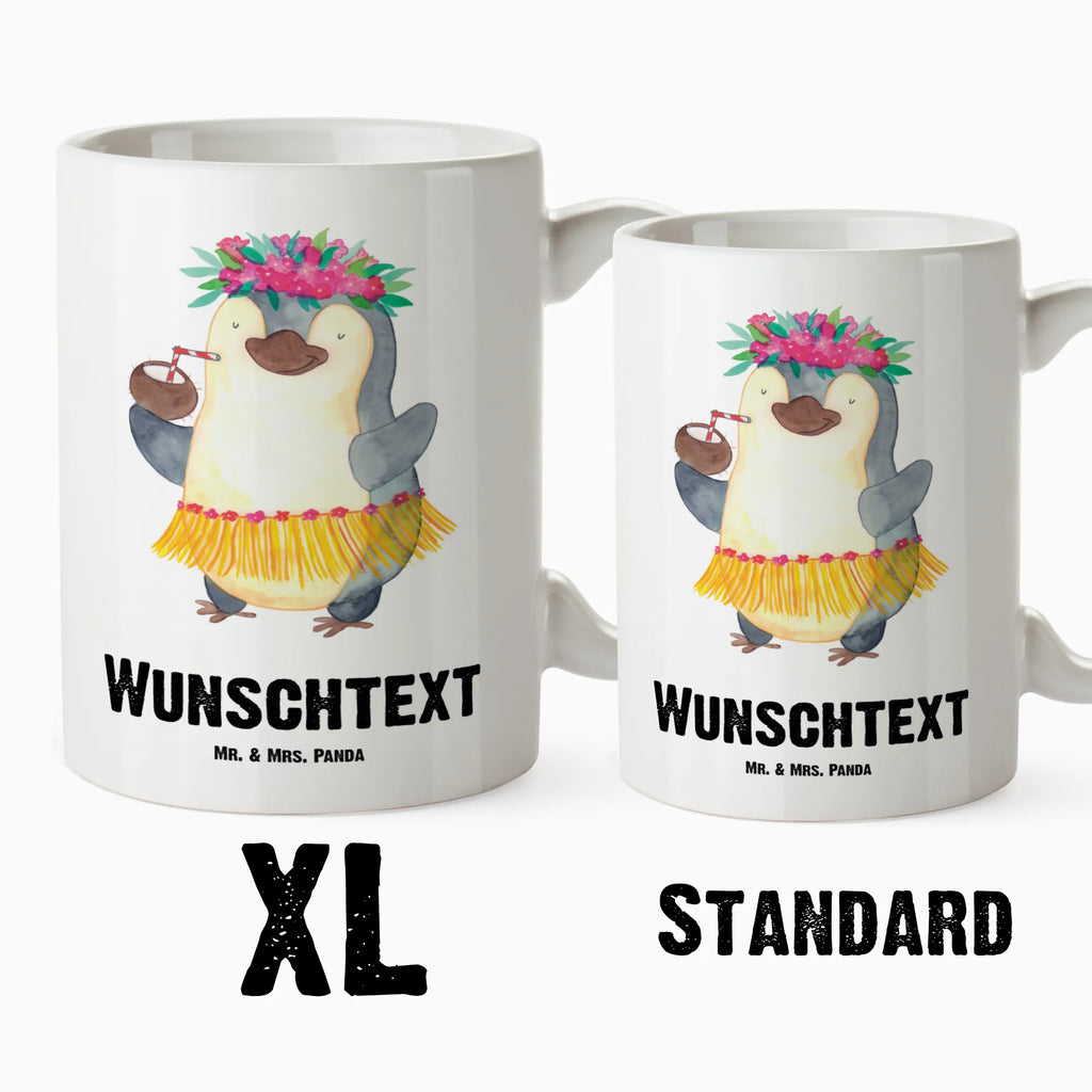 Personalisierte XL Tasse Pinguin Kokosnuss Personalisierte XL Tasse, Personalisierte Große Tasse, Personalisierte Grosse Kaffeetasse, PErsonalisierter XL Becher, XL Teetasse mit Namen, XL Becher mit Namen, spülmaschinenfest, Jumbo Tasse, Groß, Personalisiert, XL Tasse mit Namen, XL Namenstasse, Jumbo Namenstasse, Pinguin, Aloha, Hawaii, Urlaub, Kokosnuss, Pinguine