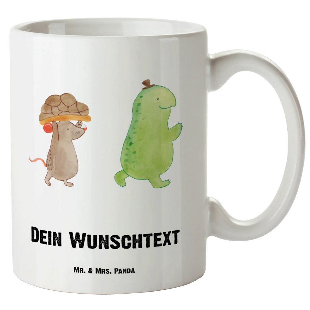 Personalisierte XL Tasse Schildkröte & Maus Personalisierte XL Tasse, Personalisierte Große Tasse, Personalisierte Grosse Kaffeetasse, PErsonalisierter XL Becher, XL Teetasse mit Namen, XL Becher mit Namen, spülmaschinenfest, Jumbo Tasse, Groß, Personalisiert, XL Tasse mit Namen, XL Namenstasse, Jumbo Namenstasse, Schildkröte, Maus, Freunde, Freundinnen, beste Freunde, beste Freundinnen