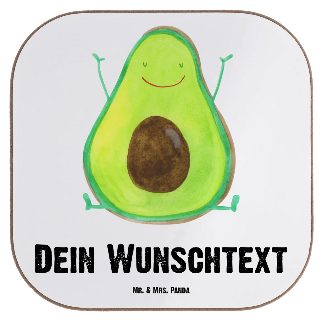 Personalisierte Untersetzer Avocado Happy Personalisierte Untersetzer, PErsonalisierte Bierdeckel, Personalisierte Glasuntersetzer, Peronalisierte Untersetzer Gläser, Personalisiert Getränkeuntersetzer, Untersetzer mit Namen, Bedrucken, Personalisieren, Namensaufdruck, Avocado, Veggie, Vegan, Gesund, Chaos