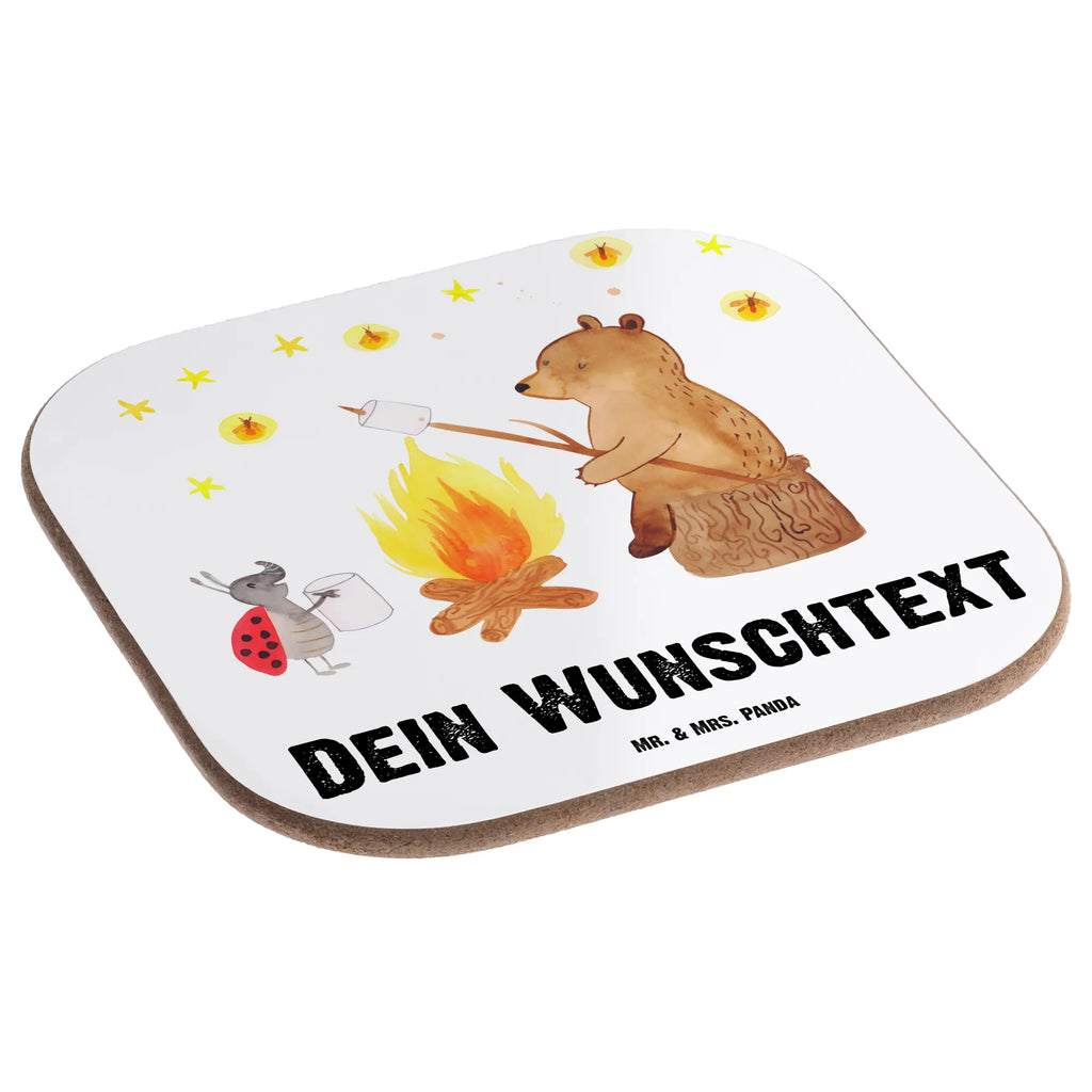 Personalisierte Untersetzer Bär & Marienkäfer Lagerfeuer Personalisierte Untersetzer, PErsonalisierte Bierdeckel, Personalisierte Glasuntersetzer, Peronalisierte Untersetzer Gläser, Personalisiert Getränkeuntersetzer, Untersetzer mit Namen, Bedrucken, Personalisieren, Namensaufdruck, Bär, Teddy, Teddybär, Lagerfeuer