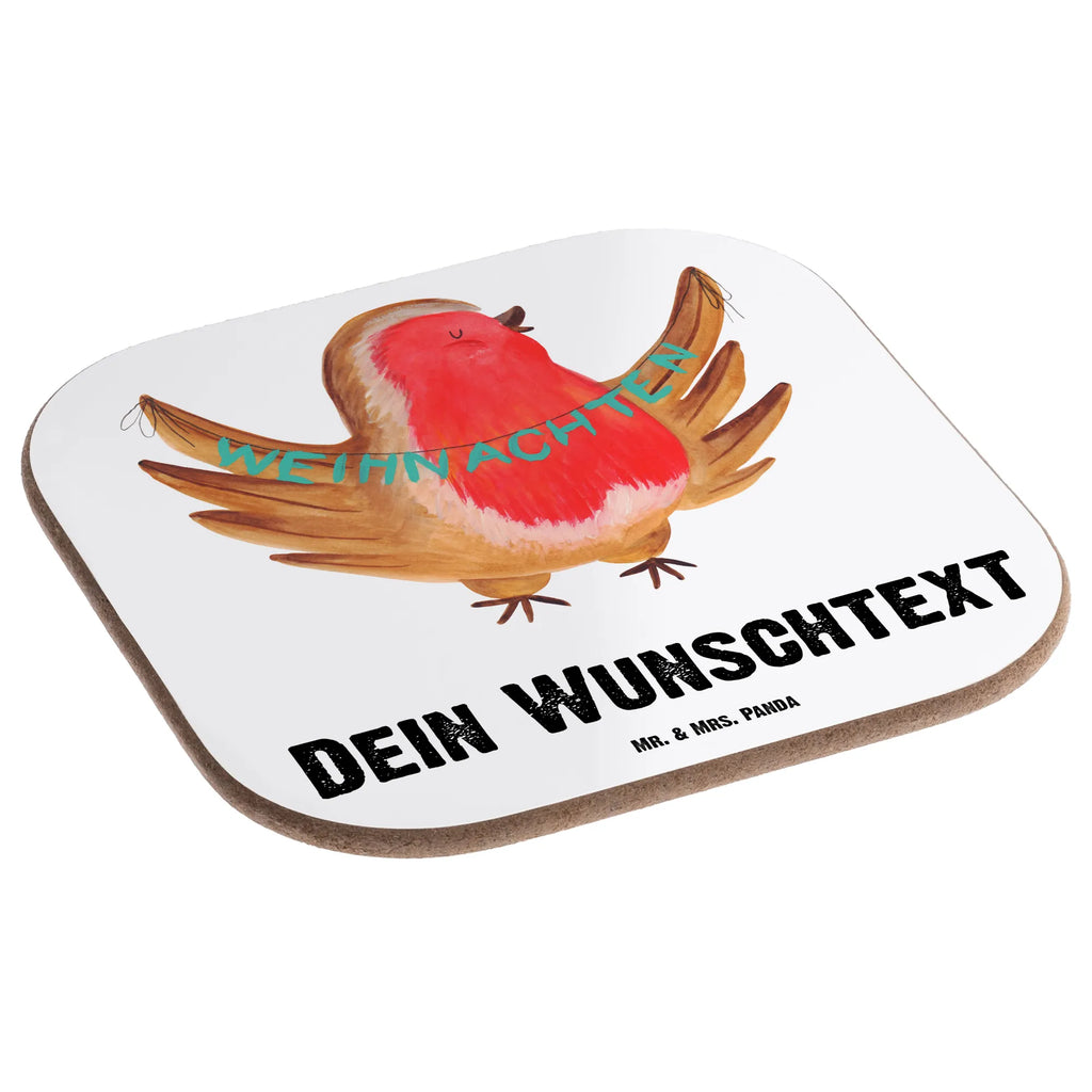 Personalisierte Untersetzer Rotkehlchen Weihnachten Personalisierte Untersetzer, PErsonalisierte Bierdeckel, Personalisierte Glasuntersetzer, Peronalisierte Untersetzer Gläser, Personalisiert Getränkeuntersetzer, Untersetzer mit Namen, Bedrucken, Personalisieren, Namensaufdruck, Winter, Weihnachten, Weihnachtsdeko, Nikolaus, Advent, Heiligabend, Wintermotiv, Frohe Weihnachten, Weihnachtsmotiv, Weihnachtsgruß, Vogel, xmas