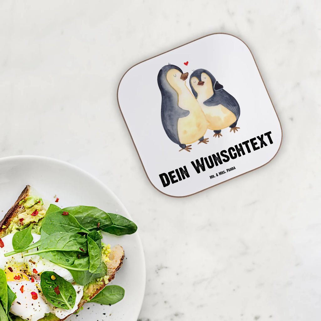 Personalisierte Untersetzer Pinguin umarmend Personalisierte Untersetzer, PErsonalisierte Bierdeckel, Personalisierte Glasuntersetzer, Peronalisierte Untersetzer Gläser, Personalisiert Getränkeuntersetzer, Untersetzer mit Namen, Bedrucken, Personalisieren, Namensaufdruck, Pinguin, Liebe, Liebespaar, Liebesbeweis, Liebesgeschenk, Verlobung, Jahrestag, Hochzeitstag, Hochzeit, Hochzeitsgeschenk