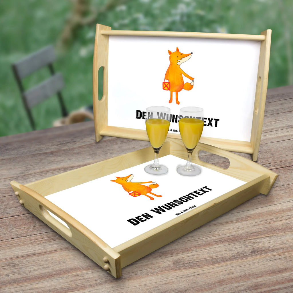 Personalisiertes Serviertablett Fuchs Laterne Personalisiertes Serviertablett, Personalisiertes Tablett, Personalisiertes Holztablett, Personalisiertes Küchentablett, Personalisiertes Dekotablett, Personalisiertes Frühstückstablett, Serviertablett mit Namen, Tablett mit Namen, Fuchs, Füchse, Spruch trösten, Liebeskummer Spruch, Laterne, Sankt Martin, Laternenumzug, Aufmuntern, Cäsar Otto Hugo Flaischlen