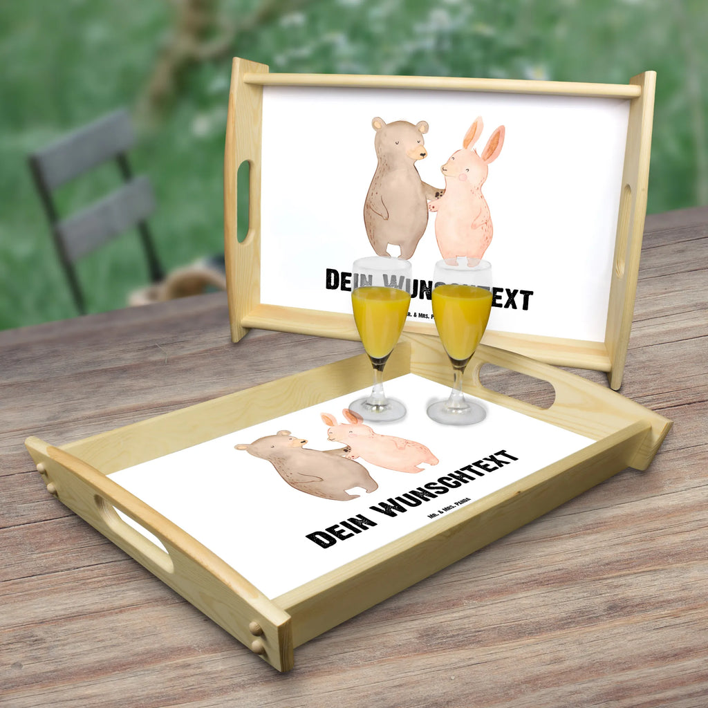 Personalisiertes Serviertablett Bär Hase Umarmen Personalisiertes Serviertablett, Personalisiertes Tablett, Personalisiertes Holztablett, Personalisiertes Küchentablett, Personalisiertes Dekotablett, Personalisiertes Frühstückstablett, Serviertablett mit Namen, Tablett mit Namen, Liebe, Partner, Freund, Freundin, Ehemann, Ehefrau, Heiraten, Verlobung, Heiratsantrag, Liebesgeschenk, Jahrestag, Hocheitstag, Freunde, bester Freund, Hase, Bär, Bärchen, best friends