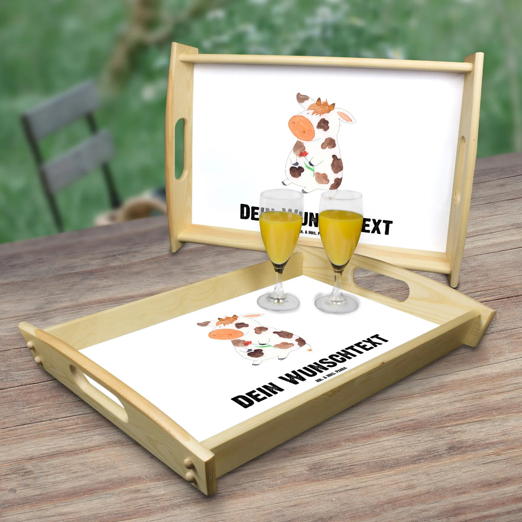 Personalisiertes Serviertablett Kuh Personalisiertes Serviertablett, Personalisiertes Tablett, Personalisiertes Holztablett, Personalisiertes Küchentablett, Personalisiertes Dekotablett, Personalisiertes Frühstückstablett, Serviertablett mit Namen, Tablett mit Namen, Bauernhof, Hoftiere, Landwirt, Landwirtin, Kuh, Kühe, Träume, Flausen, Spruch, Magie, Motivtion, Hof, Milch, Milchkuh