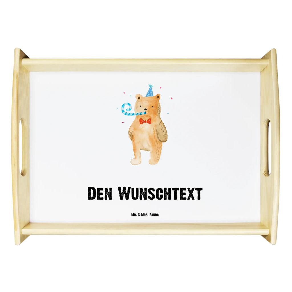 Personalisiertes Serviertablett Birthday Bär Personalisiertes Serviertablett, Personalisiertes Tablett, Personalisiertes Holztablett, Personalisiertes Küchentablett, Personalisiertes Dekotablett, Personalisiertes Frühstückstablett, Serviertablett mit Namen, Tablett mit Namen, Bär, Teddy, Teddybär, Happy Birthday, Alles Gute, Glückwunsch, Geburtstag