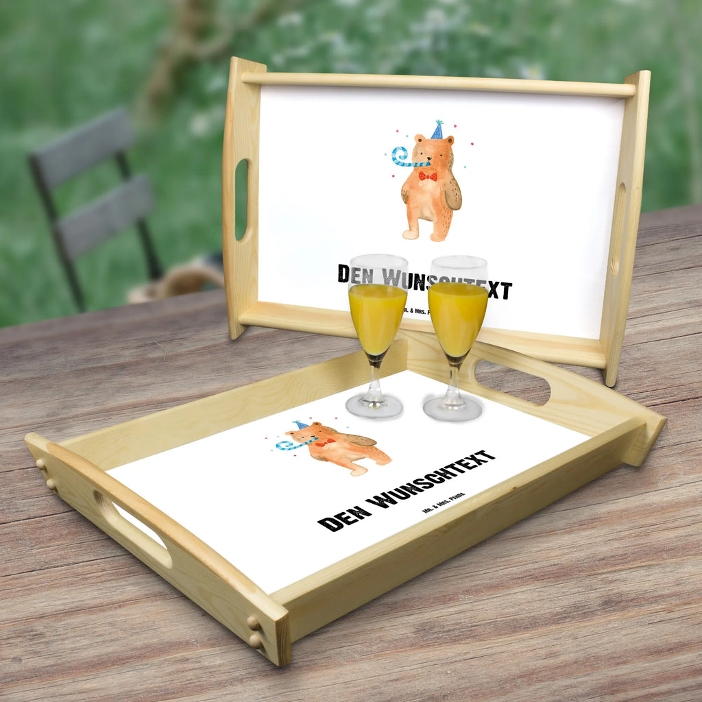 Personalisiertes Serviertablett Birthday Bär Personalisiertes Serviertablett, Personalisiertes Tablett, Personalisiertes Holztablett, Personalisiertes Küchentablett, Personalisiertes Dekotablett, Personalisiertes Frühstückstablett, Serviertablett mit Namen, Tablett mit Namen, Bär, Teddy, Teddybär, Happy Birthday, Alles Gute, Glückwunsch, Geburtstag