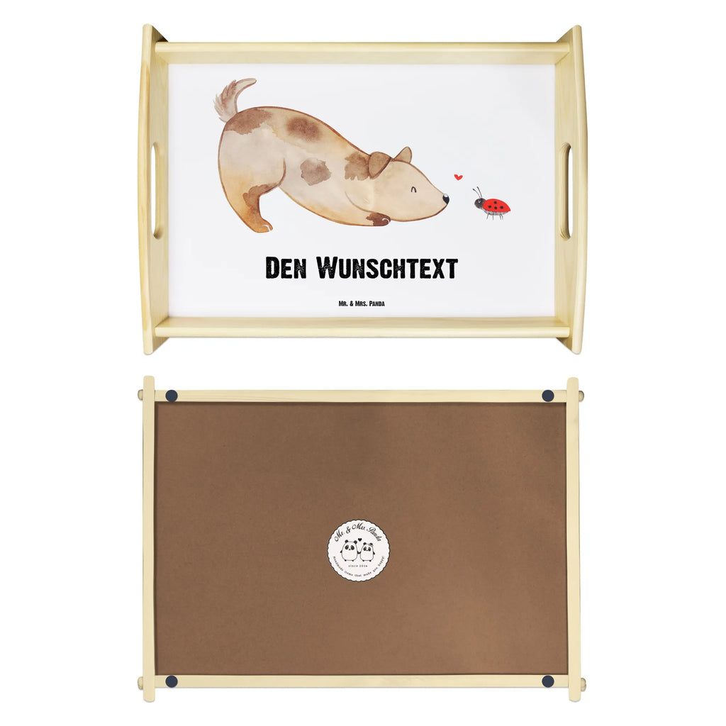 Personalisiertes Serviertablett Hund Marienkäfer Personalisiertes Serviertablett, Personalisiertes Tablett, Personalisiertes Holztablett, Personalisiertes Küchentablett, Personalisiertes Dekotablett, Personalisiertes Frühstückstablett, Serviertablett mit Namen, Tablett mit Namen, Hund, Hundemotiv, Haustier, Hunderasse, Tierliebhaber, Hundebesitzer, Sprüche, Hunde, Hundespruch, Marienkäfer, Mischling, Mischlinghund