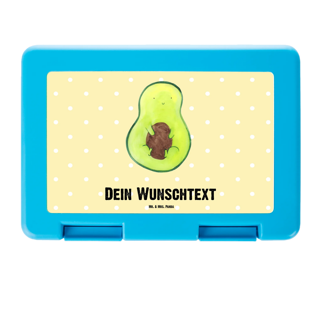 Personalisierte Brotdose Avocado mit Kern Brotdose personalisiert, Brotbox, Snackbox, Lunch box, Butterbrotdose, Brotzeitbox, Avocado, Veggie, Vegan, Gesund, Avokado, Avocadokern, Kern, Pflanze, Spruch Leben