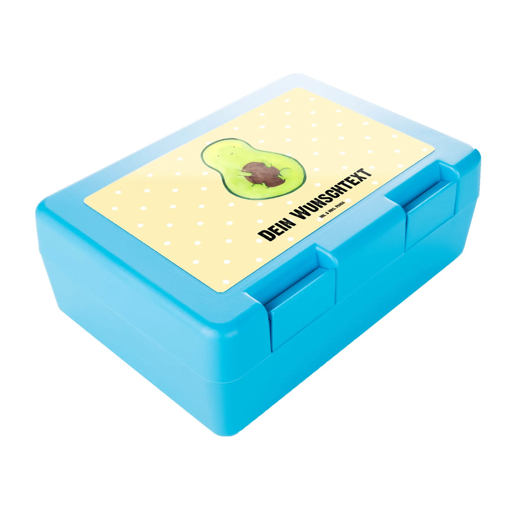 Personalisierte Brotdose Avocado mit Kern Brotdose personalisiert, Brotbox, Snackbox, Lunch box, Butterbrotdose, Brotzeitbox, Avocado, Veggie, Vegan, Gesund, Avokado, Avocadokern, Kern, Pflanze, Spruch Leben