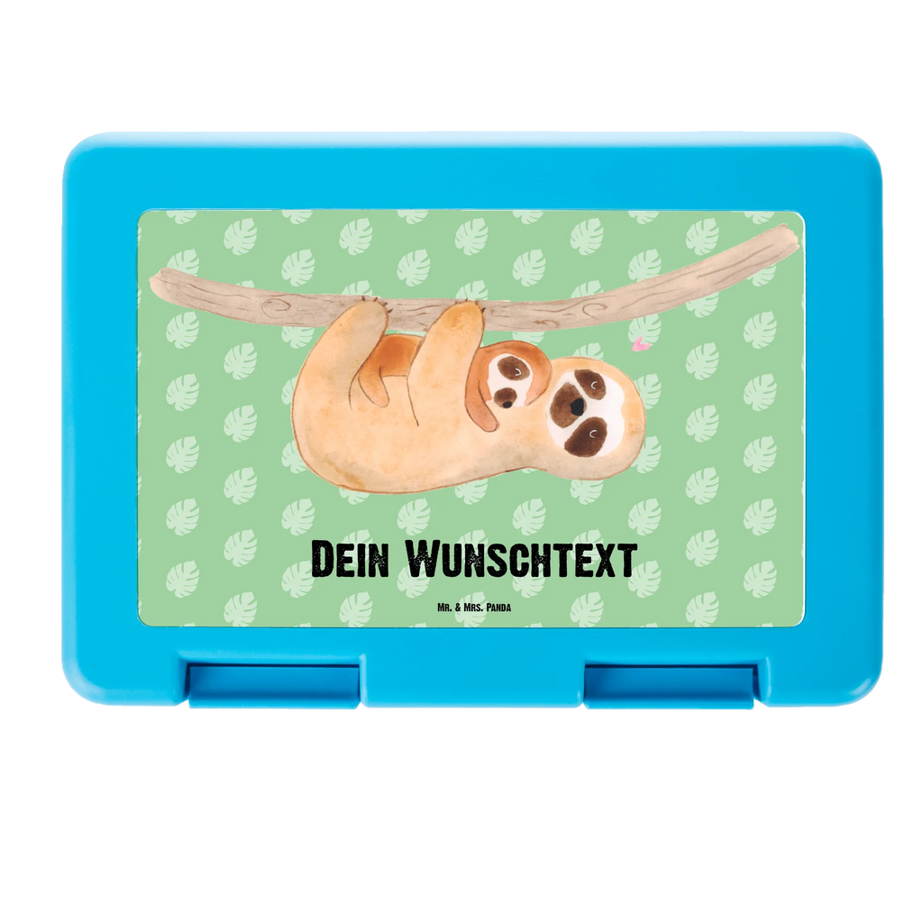 Personalisierte Brotdose Faultier mit Kind Brotdose personalisiert, Brotbox, Snackbox, Lunch box, Butterbrotdose, Brotzeitbox, Faultier, Faultier Geschenk, Faultier Deko, Kind, Baby, Liebe, Mutter, Mama, Geburt, Kinder, Faulheit, Spaß, Niedlichkeit