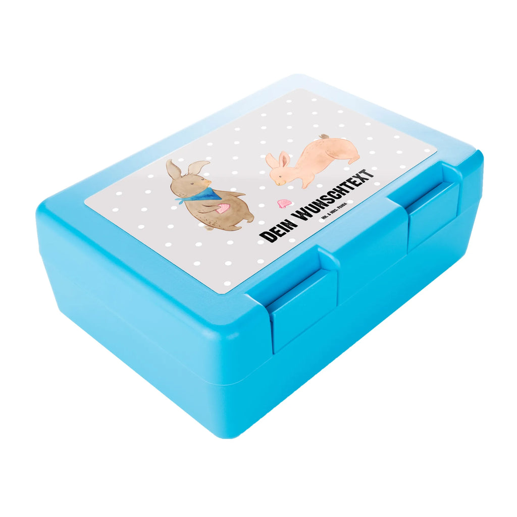 Personalisierte Brotdose Hasen Muschel Brotdose personalisiert, Brotbox, Snackbox, Lunch box, Butterbrotdose, Brotzeitbox, Familie, Vatertag, Muttertag, Bruder, Schwester, Mama, Papa, Oma, Opa, Hasen, beste Freundin, Freundin, Freundinnen, best friends, BFF, Muscheln sammeln, Muscheln, Meer