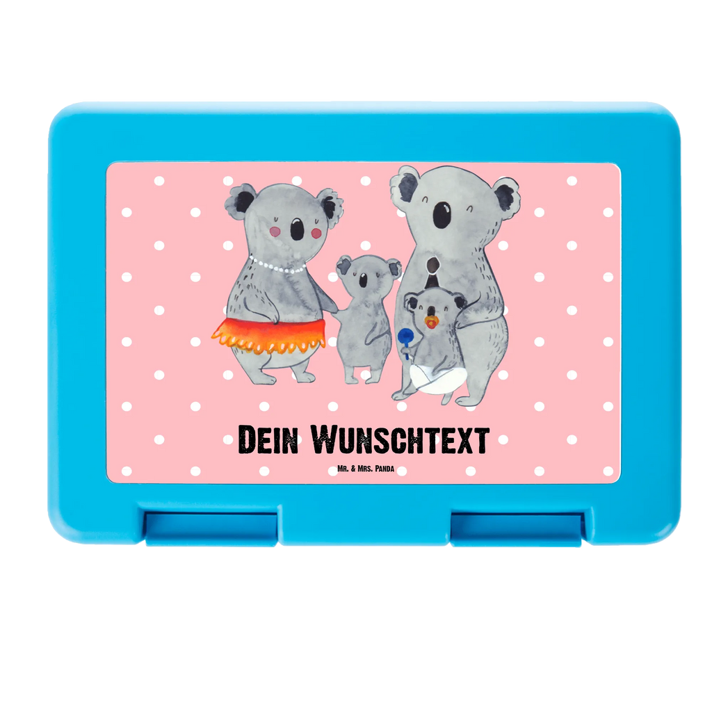 Personalisierte Brotdose Koala Familie Brotdose personalisiert, Brotbox, Snackbox, Lunch box, Butterbrotdose, Brotzeitbox, Familie, Vatertag, Muttertag, Bruder, Schwester, Mama, Papa, Oma, Opa, Koala, Koalas, Family, Kinder, Geschwister, Familienleben