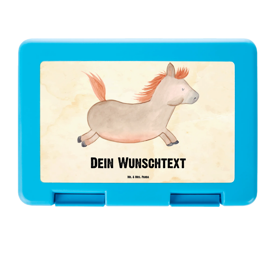 Personalisierte Brotdose Pferd springt Brotdose personalisiert, Brotbox, Snackbox, Lunch box, Butterbrotdose, Brotzeitbox, Bauernhof, Hoftiere, Landwirt, Landwirtin, Pferd, Pony, Pferde, Stall, Pferdestall, ausreiten, reiten, Pferdebesitzer