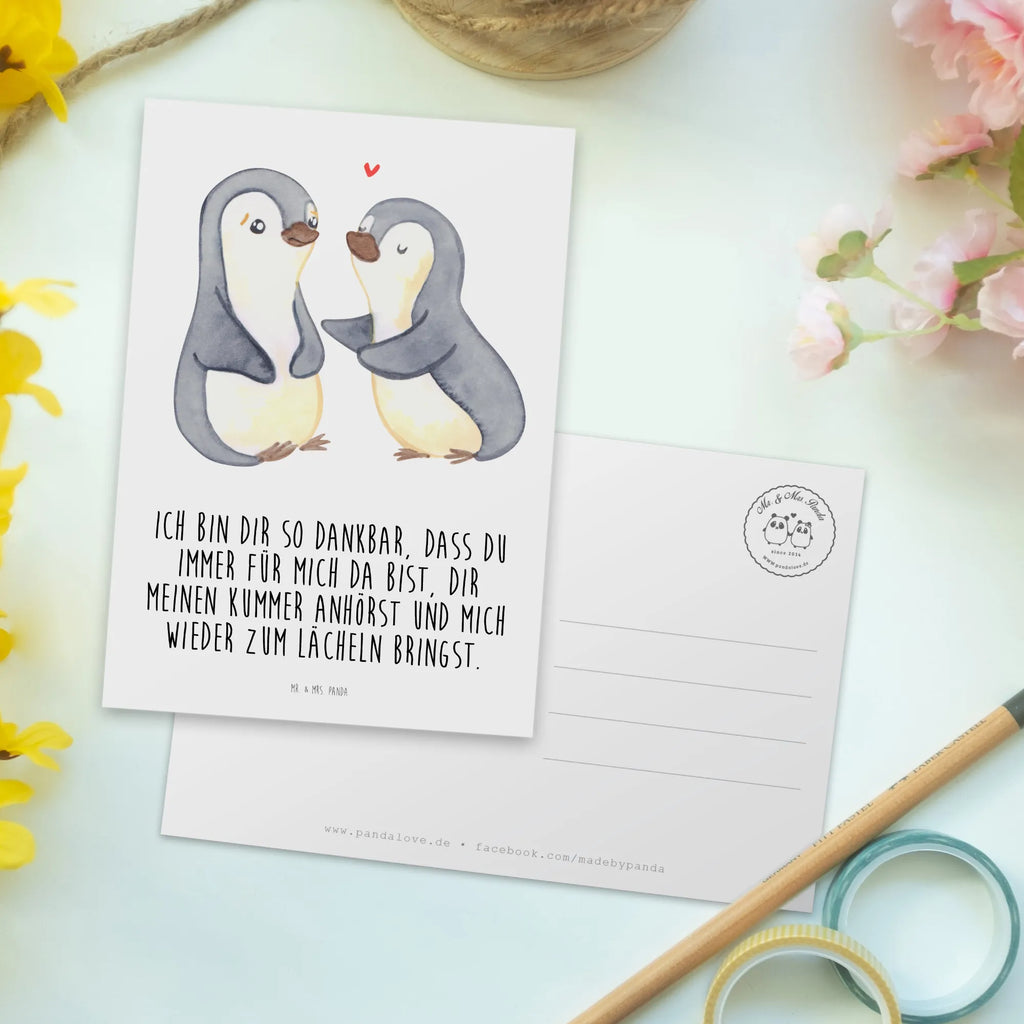 Postkarte Pinguine trösten Postkarte, Karte, Geschenkkarte, Grußkarte, Einladung, Ansichtskarte, Geburtstagskarte, Einladungskarte, Dankeskarte, Ansichtskarten, Einladung Geburtstag, Einladungskarten Geburtstag, Liebe, Partner, Freund, Freundin, Ehemann, Ehefrau, Heiraten, Verlobung, Heiratsantrag, Liebesgeschenk, Jahrestag, Hocheitstag, Valentinstag, Geschenk für Frauen, Hochzeitstag, Mitbringsel, Geschenk für Freundin, Geschenk für Partner, Liebesbeweis, für Männer, für Ehemann