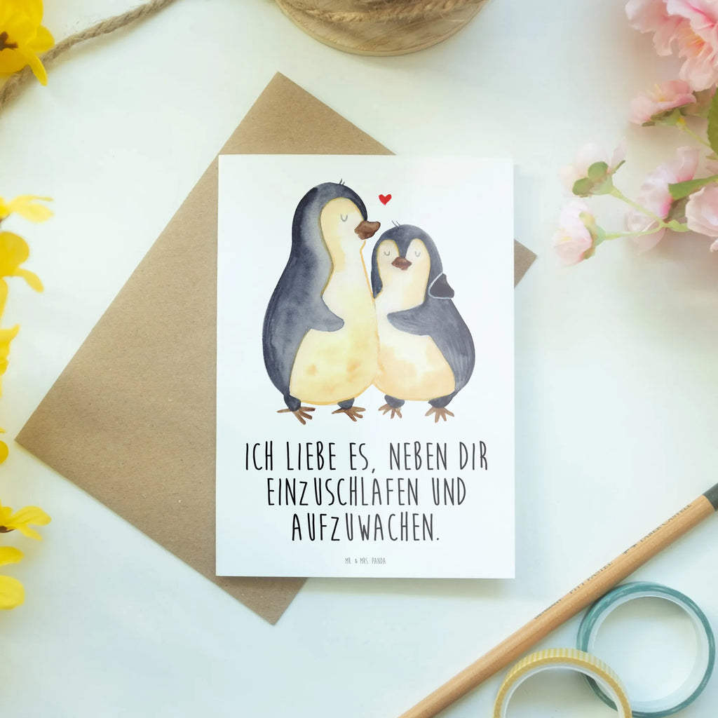 Grußkarte Pinguine Einschlafen Grußkarte, Klappkarte, Einladungskarte, Glückwunschkarte, Hochzeitskarte, Geburtstagskarte, Karte, Ansichtskarten, Liebe, Partner, Freund, Freundin, Ehemann, Ehefrau, Heiraten, Verlobung, Heiratsantrag, Liebesgeschenk, Jahrestag, Hocheitstag, Valentinstag, Geschenk für Frauen, Hochzeitstag, Mitbringsel, Geschenk für Freundin, Geschenk für Partner, Liebesbeweis, für Männer, für Ehemann