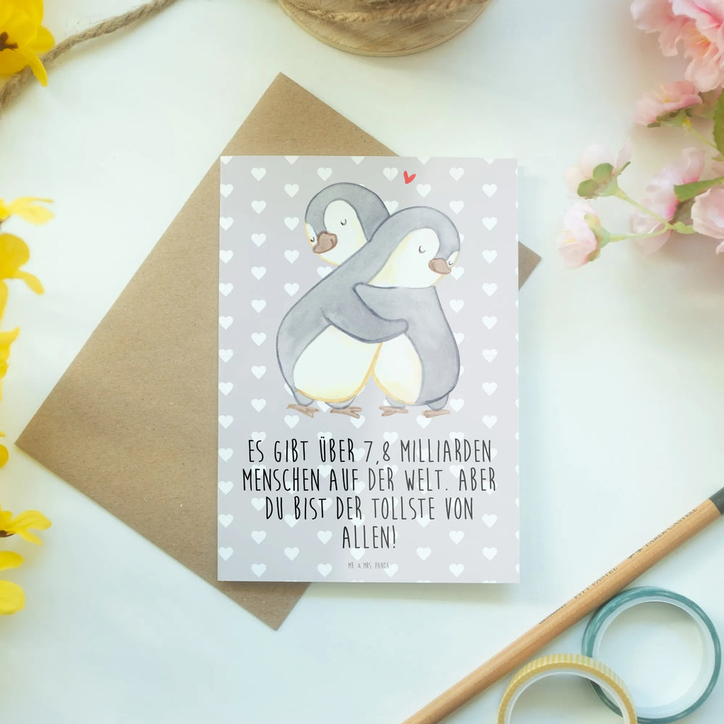 Grußkarte Pinguine Kuscheln Grußkarte, Klappkarte, Einladungskarte, Glückwunschkarte, Hochzeitskarte, Geburtstagskarte, Karte, Ansichtskarten, Liebe, Partner, Freund, Freundin, Ehemann, Ehefrau, Heiraten, Verlobung, Heiratsantrag, Liebesgeschenk, Jahrestag, Hocheitstag, Valentinstag, Geschenk für Frauen, Hochzeitstag, Mitbringsel, Geschenk für Freundin, Geschenk für Partner, Liebesbeweis, für Männer, für Ehemann