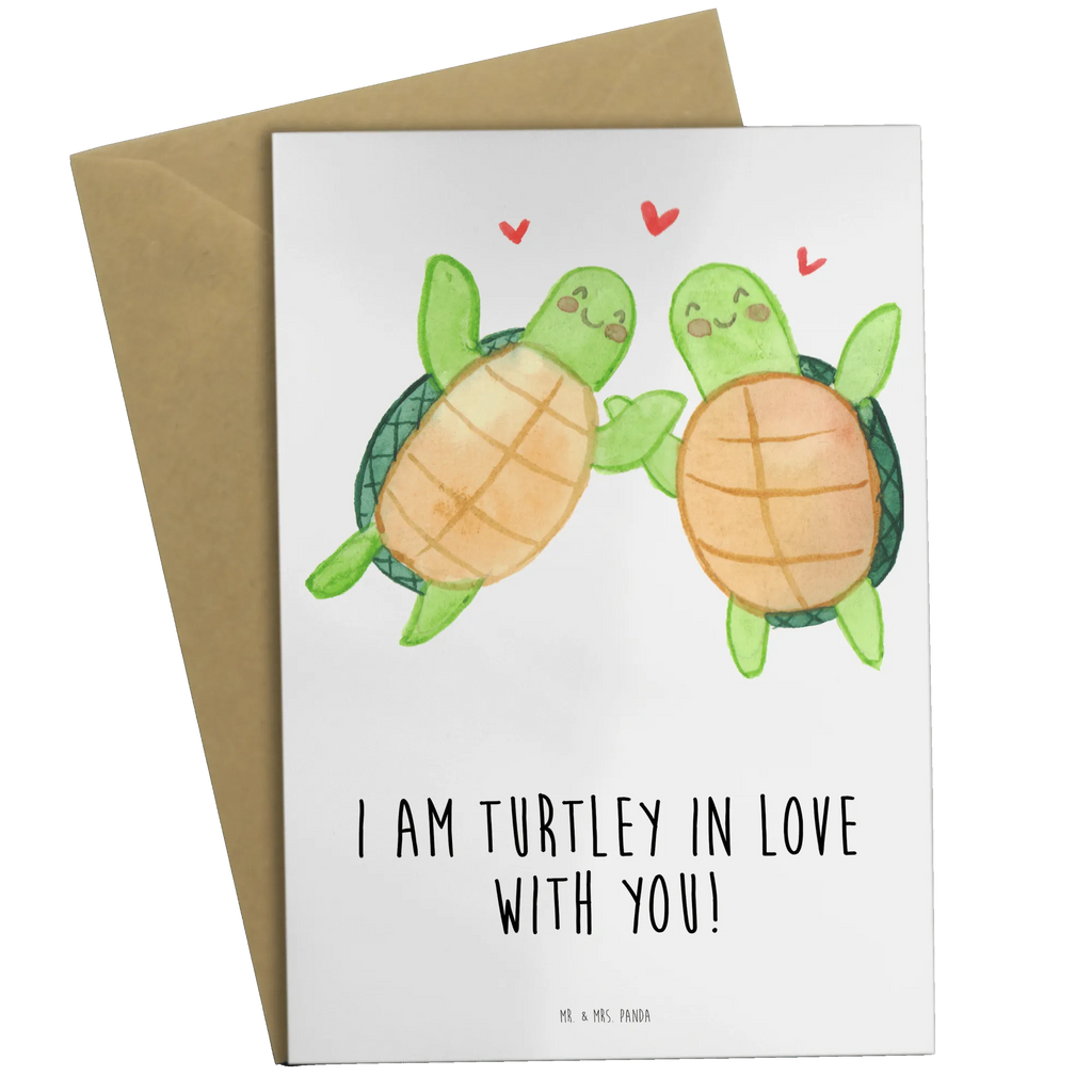 Greetings card turtles Pair Grußkarte, Klappkarte, Einladungskarte, Glückwunschkarte, Hochzeitskarte, Geburtstagskarte, Karte, Ansichtskarten, Liebe, Partner, Freund, Freundin, Ehemann, Ehefrau, Heiraten, Verlobung, Heiratsantrag, Liebesgeschenk, Jahrestag, Hocheitstag, Valentinstag, Geschenk für Frauen, Hochzeitstag, Mitbringsel, Geschenk für Freundin, Geschenk für Partner, Liebesbeweis, für Männer, für Ehemann