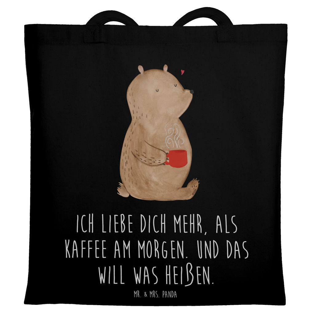 Tragetasche Bär Morgenkaffee Beuteltasche, Beutel, Einkaufstasche, Jutebeutel, Stoffbeutel, Tasche, Shopper, Umhängetasche, Strandtasche, Schultertasche, Stofftasche, Tragetasche, Badetasche, Jutetasche, Einkaufstüte, Laptoptasche, Liebe, Partner, Freund, Freundin, Ehemann, Ehefrau, Heiraten, Verlobung, Heiratsantrag, Liebesgeschenk, Jahrestag, Hocheitstag, Valentinstag, Geschenk für Frauen, Hochzeitstag, Mitbringsel, Geschenk für Freundin, Geschenk für Partner, Liebesbeweis, für Männer, für Ehemann