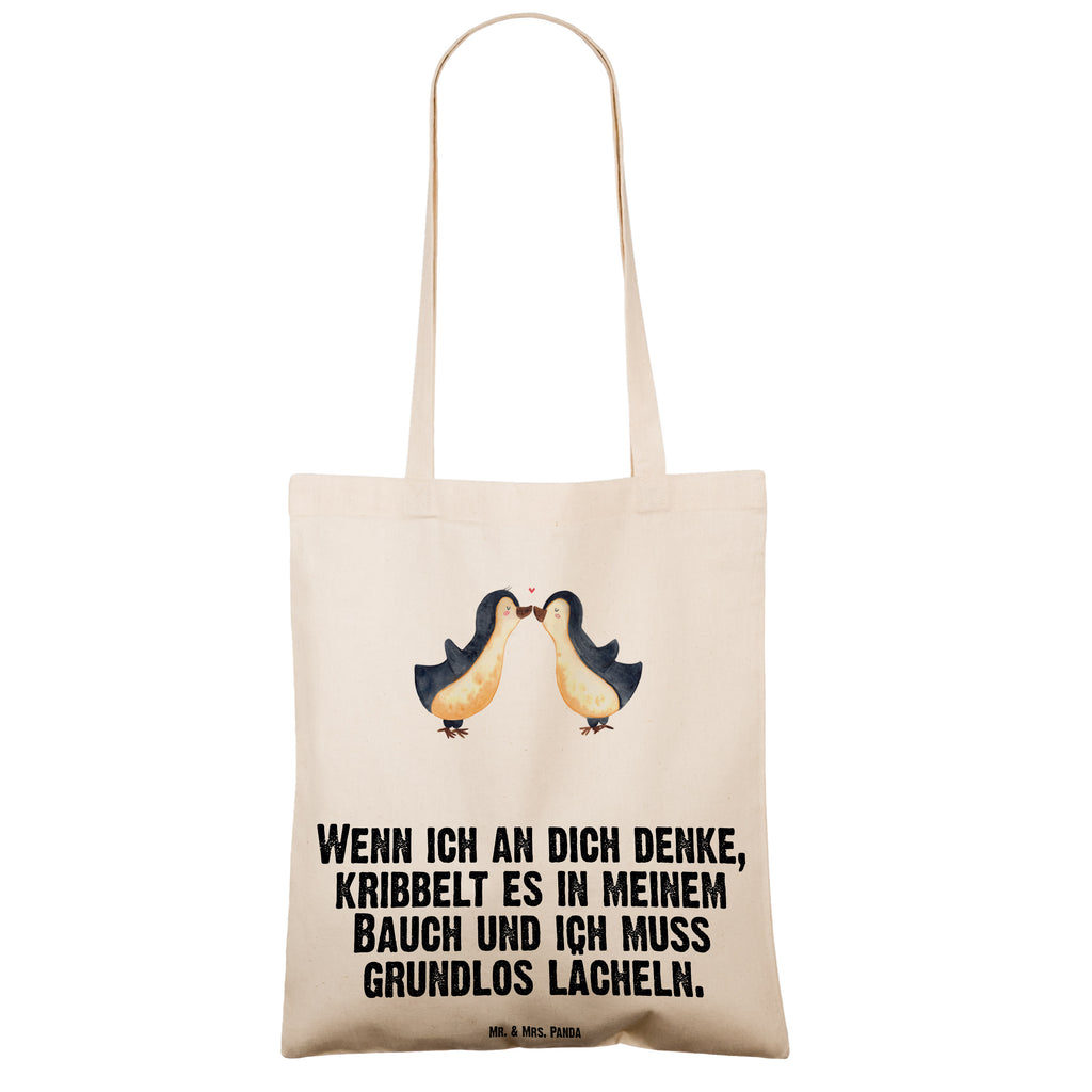 Tragetasche Pinguine Kuss Beuteltasche, Beutel, Einkaufstasche, Jutebeutel, Stoffbeutel, Tasche, Shopper, Umhängetasche, Strandtasche, Schultertasche, Stofftasche, Tragetasche, Badetasche, Jutetasche, Einkaufstüte, Laptoptasche, Liebe, Partner, Freund, Freundin, Ehemann, Ehefrau, Heiraten, Verlobung, Heiratsantrag, Liebesgeschenk, Jahrestag, Hocheitstag, Valentinstag, Geschenk für Frauen, Hochzeitstag, Mitbringsel, Geschenk für Freundin, Geschenk für Partner, Liebesbeweis, für Männer, für Ehemann