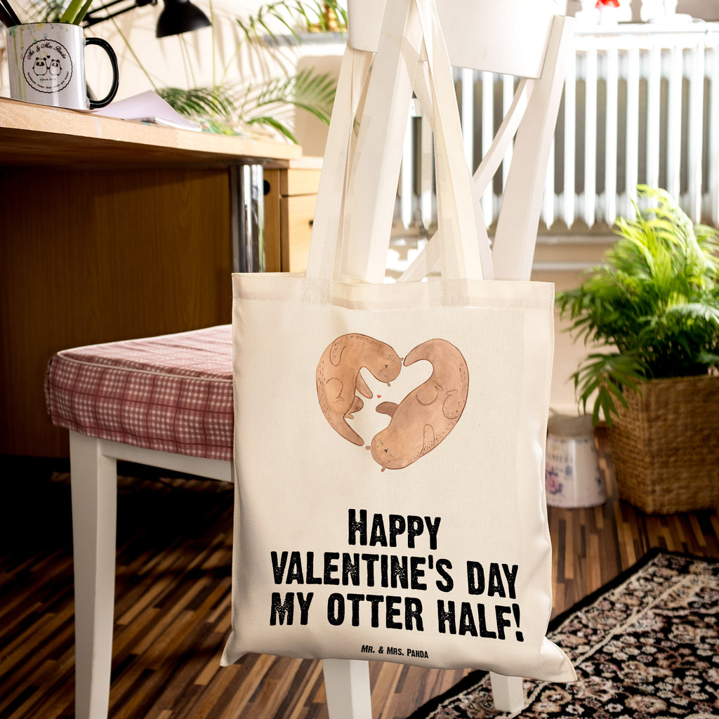 Tragetasche Otter Valentine Beuteltasche, Beutel, Einkaufstasche, Jutebeutel, Stoffbeutel, Tasche, Shopper, Umhängetasche, Strandtasche, Schultertasche, Stofftasche, Tragetasche, Badetasche, Jutetasche, Einkaufstüte, Laptoptasche, Liebe, Partner, Freund, Freundin, Ehemann, Ehefrau, Heiraten, Verlobung, Heiratsantrag, Liebesgeschenk, Jahrestag, Hocheitstag, Valentinstag, Geschenk für Frauen, Hochzeitstag, Mitbringsel, Geschenk für Freundin, Geschenk für Partner, Liebesbeweis, für Männer, für Ehemann