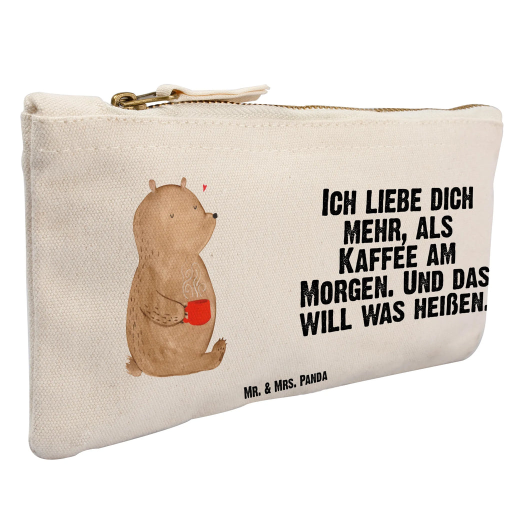 Schminktasche Bär Morgenkaffee Schminktasche, Kosmetiktasche, Kosmetikbeutel, Stiftemäppchen, Etui, Federmappe, Makeup, XXL, Schminketui, Kosmetiketui, Schlamperetui, Liebe, Partner, Freund, Freundin, Ehemann, Ehefrau, Heiraten, Verlobung, Heiratsantrag, Liebesgeschenk, Jahrestag, Hocheitstag, Valentinstag, Geschenk für Frauen, Hochzeitstag, Mitbringsel, Geschenk für Freundin, Geschenk für Partner, Liebesbeweis, für Männer, für Ehemann